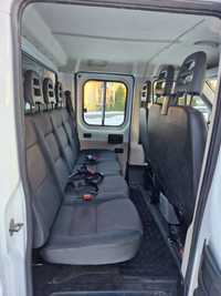 Fiat Ducato doka brygadowy brygadówka 7 osobowy Jumper plandeka euro 5