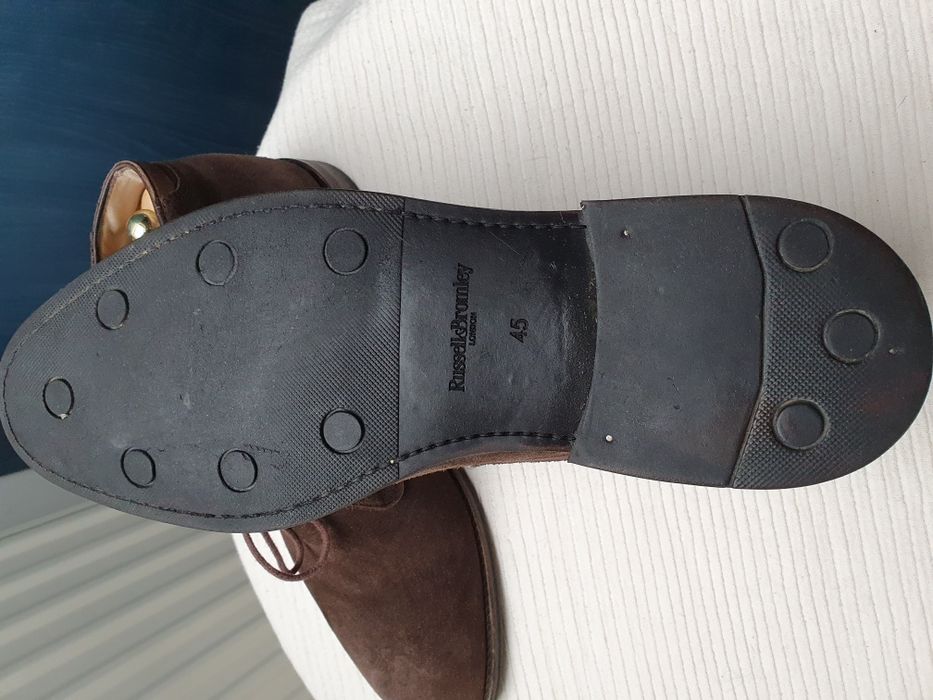 Russell & Bromley London chukka desert botki roz. 45