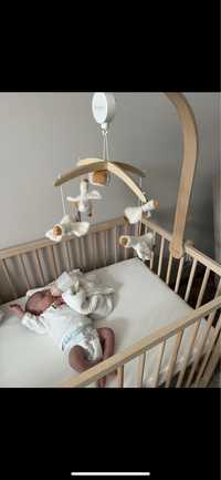 Lóżeczko niemowlęce + materac IKEA