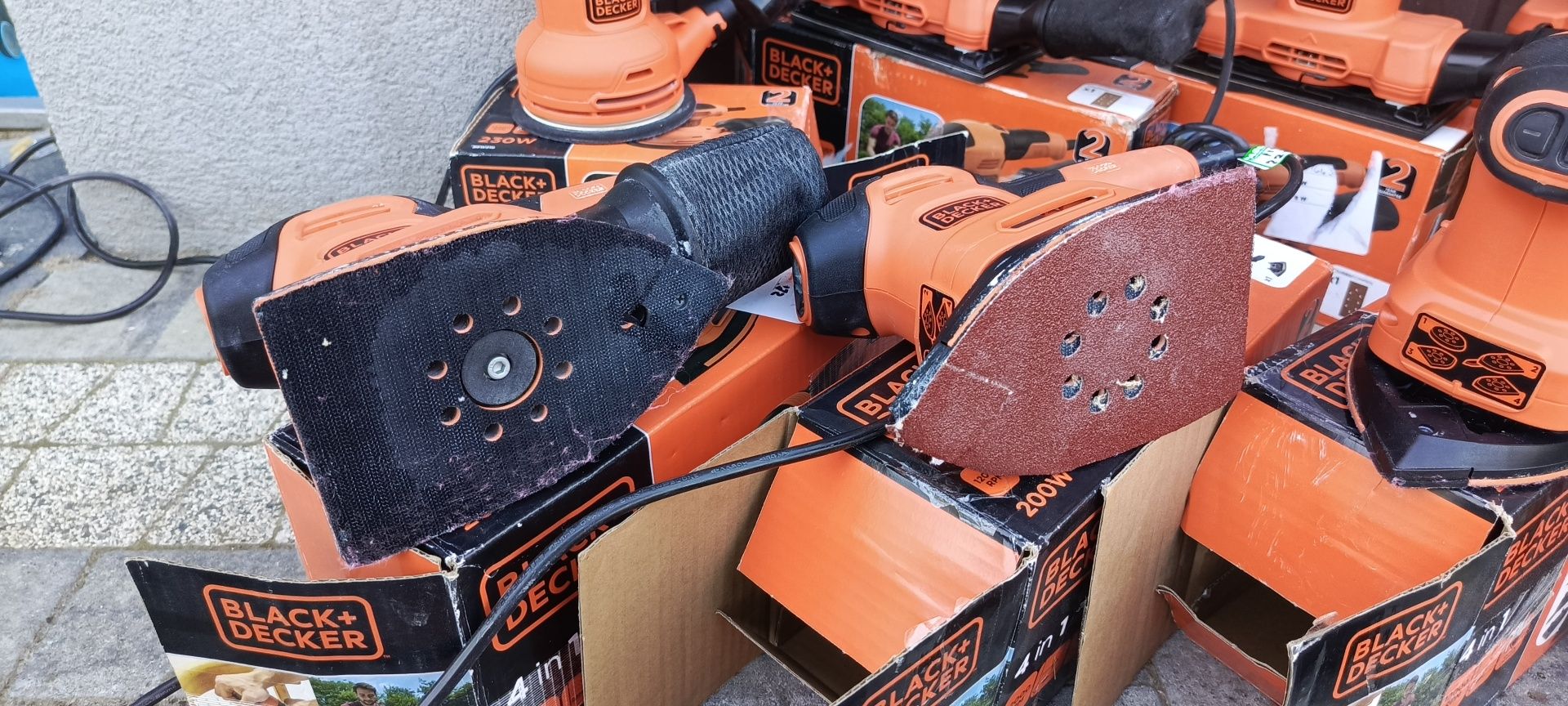 Szlifierka oscylacyjna mimośrodowe delta Black decker