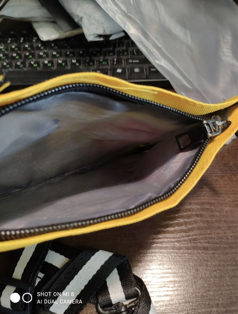 Прикольная сумка через плечо сумка чипсы