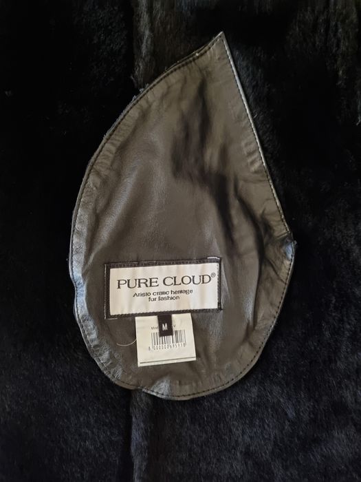 Дубленка натуральная овчина с норкой