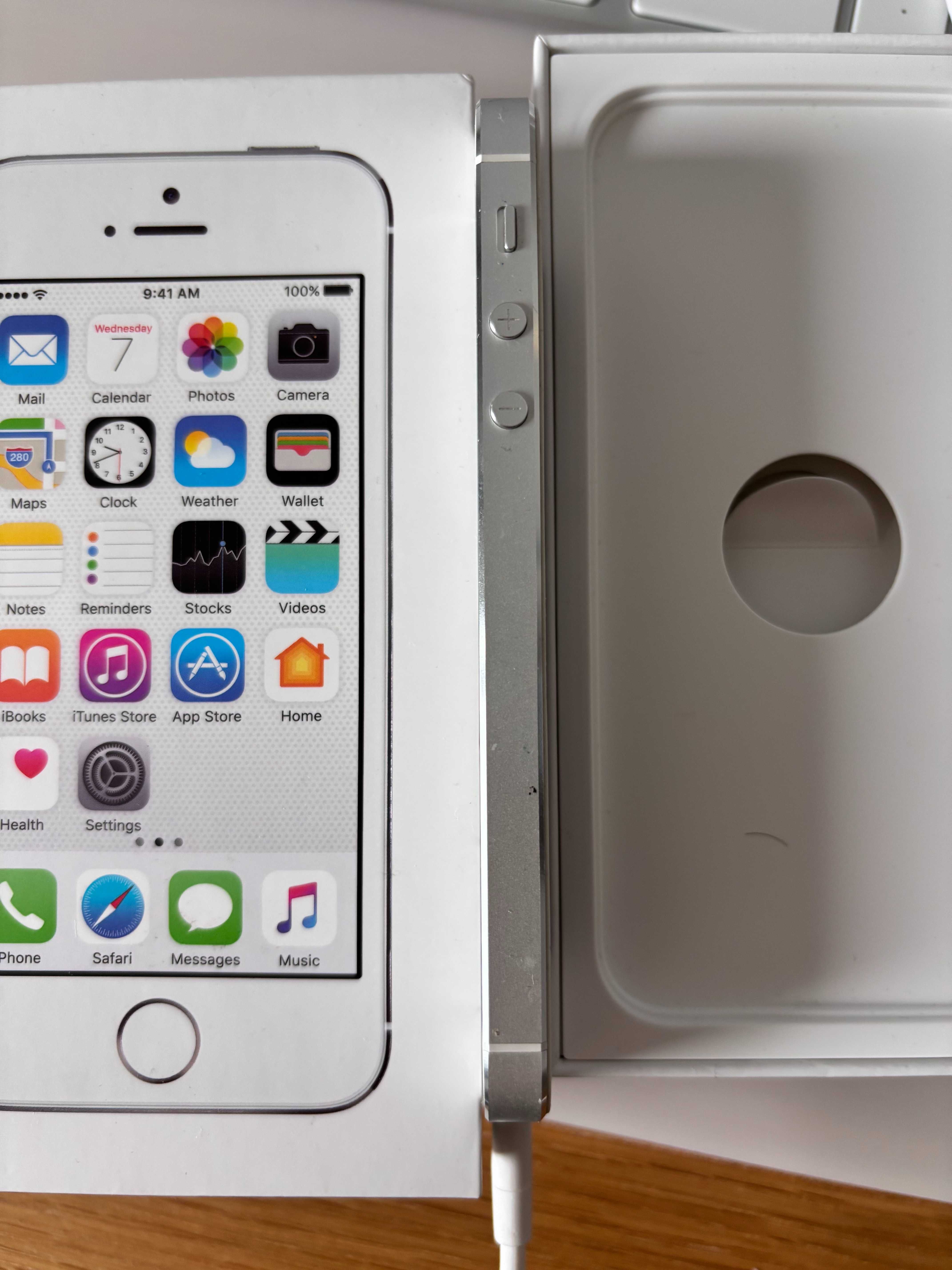 iPhone 5S, Silver, 16GB, ME433IP/A