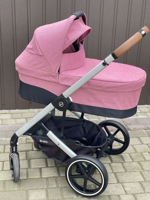 коляска Cybex Balios S Lux 2в1у кольорі Magnolia Pink.