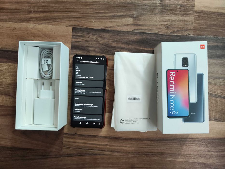 Xiaomi Redmi Note 9 Pro 6/64GB BIAŁY