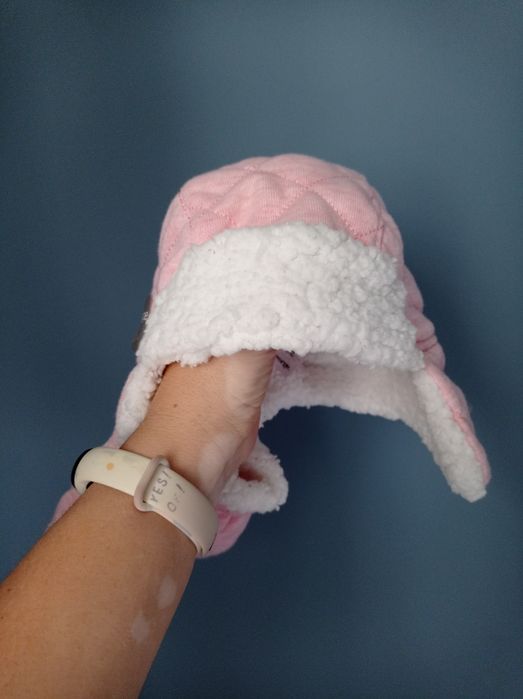 Komplet czapka i rękawiczki George rozmiar 80-86