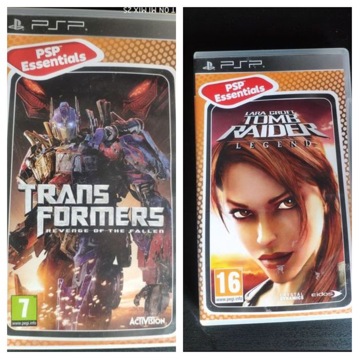 Psp lara croft legend transformers psx psone ps2 ps3 ps4 vita playstat