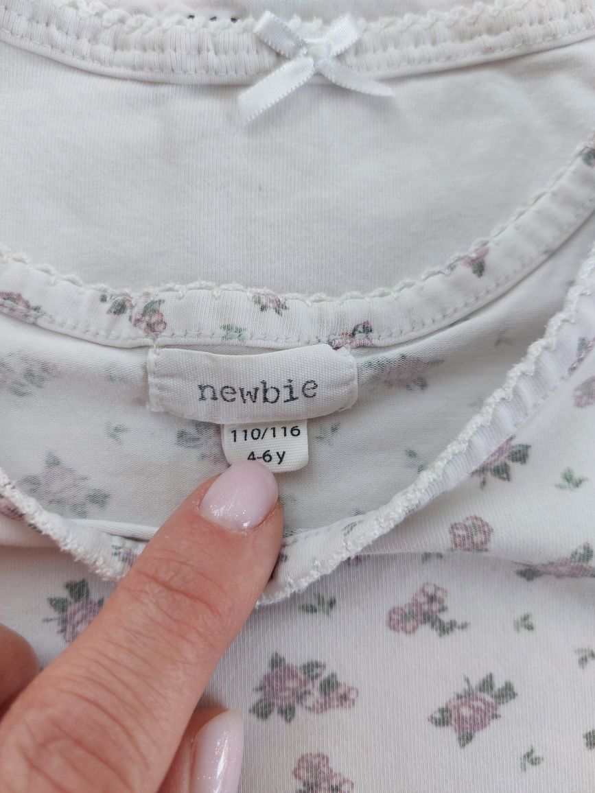Zestaw dziewczęcych podkoszulek H&M oraz Newbie