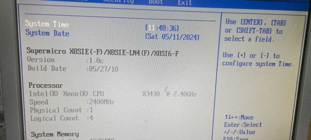 Сервер Supermicro X8SIE(-F) XEON X3430 16 GB