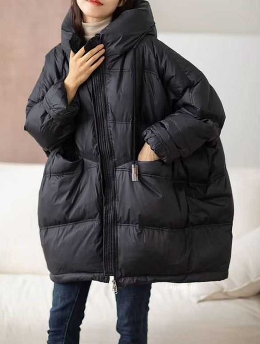 Куртка зимня оверсайз, жіноча куртка батал