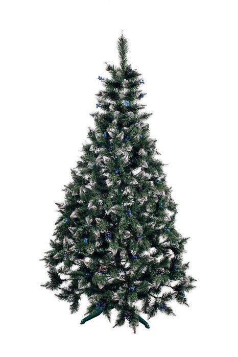 Штучна ялинка ПВХ з шишкою та калиною 0,9 м