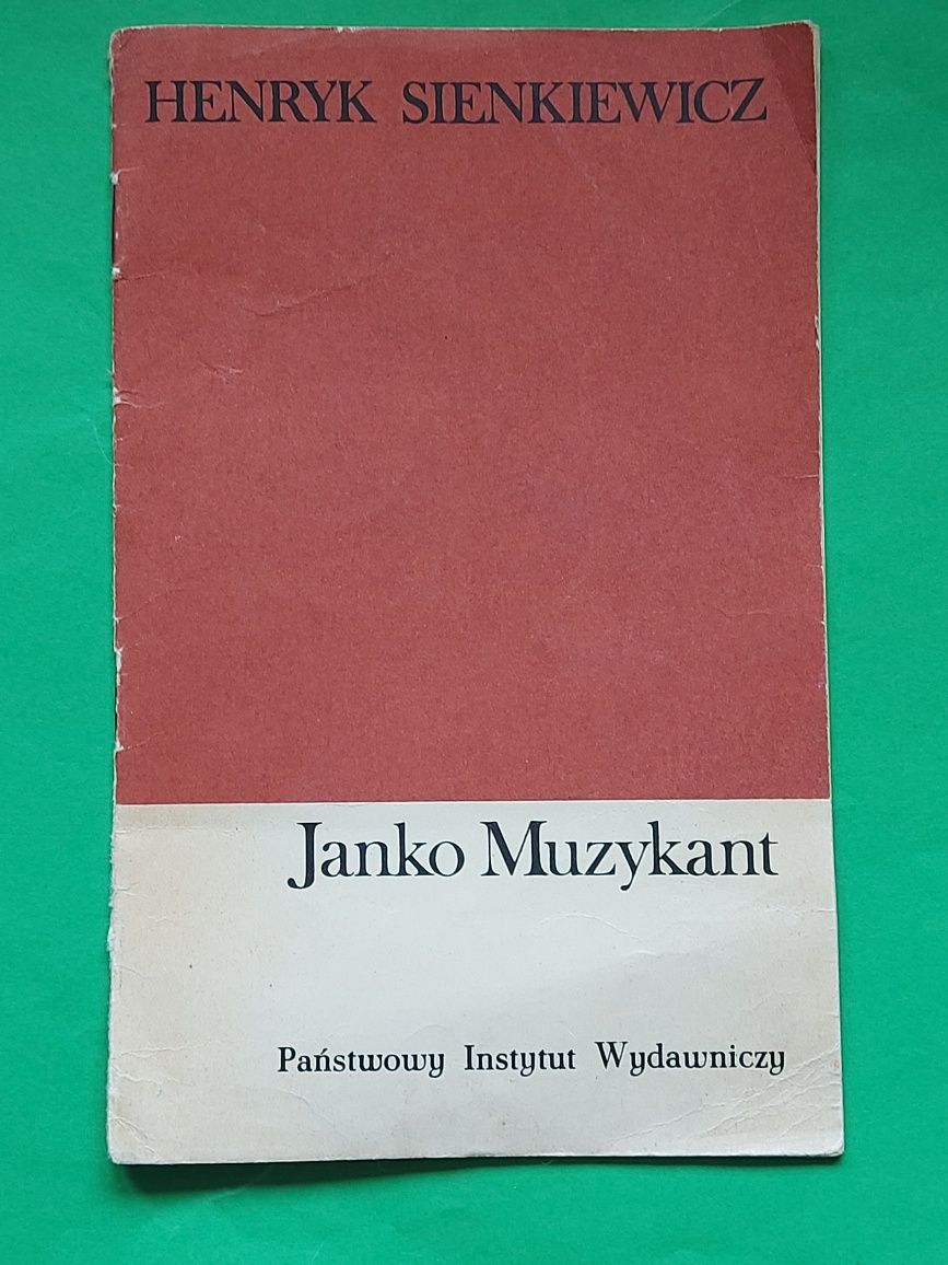 Książka Janko Muzykant 1948/1970rok