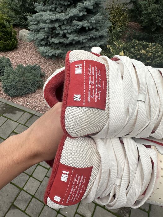 Amiri shoes white red