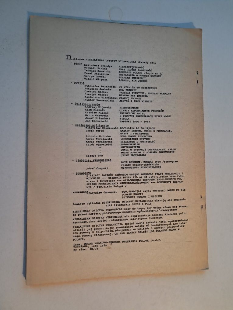Czesław Miłosz Król Popiel i inne wiersze