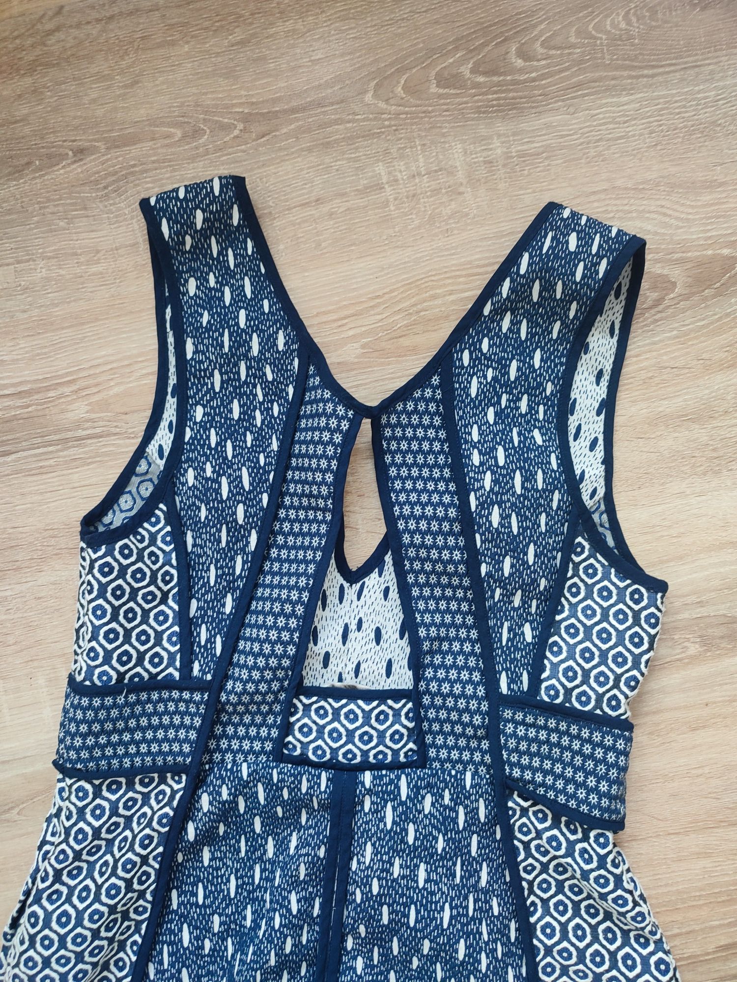 Sukienka granatowa H&m