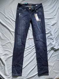 Damskie Niebieskie Jeansy slim KVL rozmiar 26/34