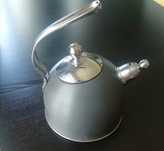 Chaleira antiga inox