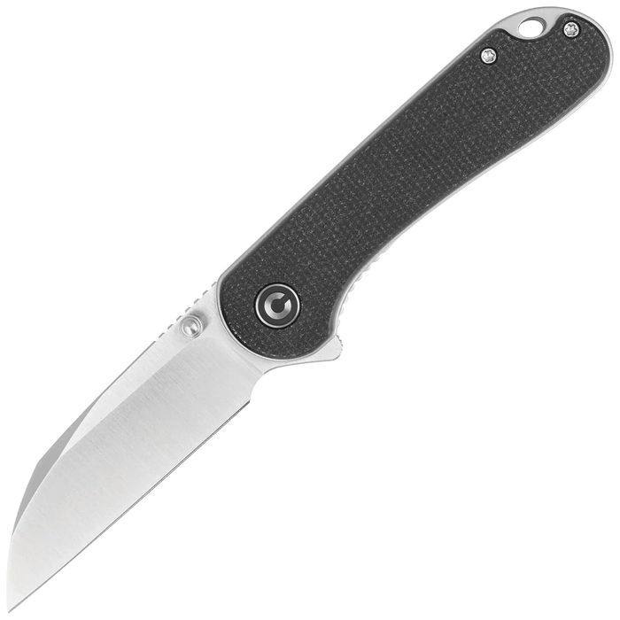 Nóż składany Civivi Elementum Wharncliffe Black Canvas Micarta, Satin