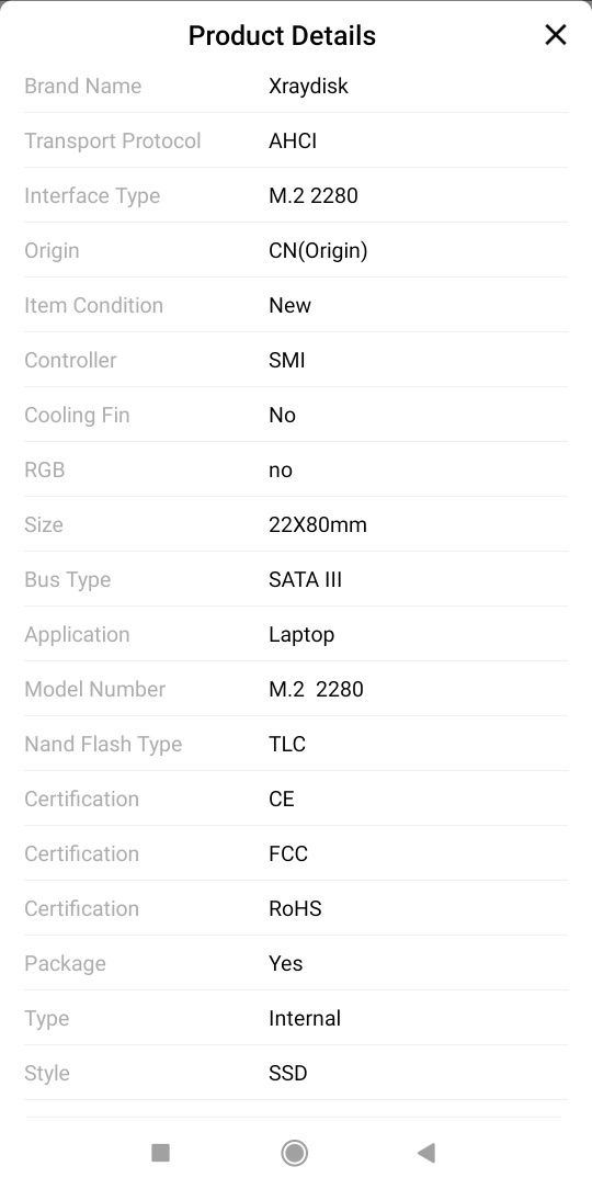 Xray Disk M2 Sata NGFF 480gb. Новые. Оригинал