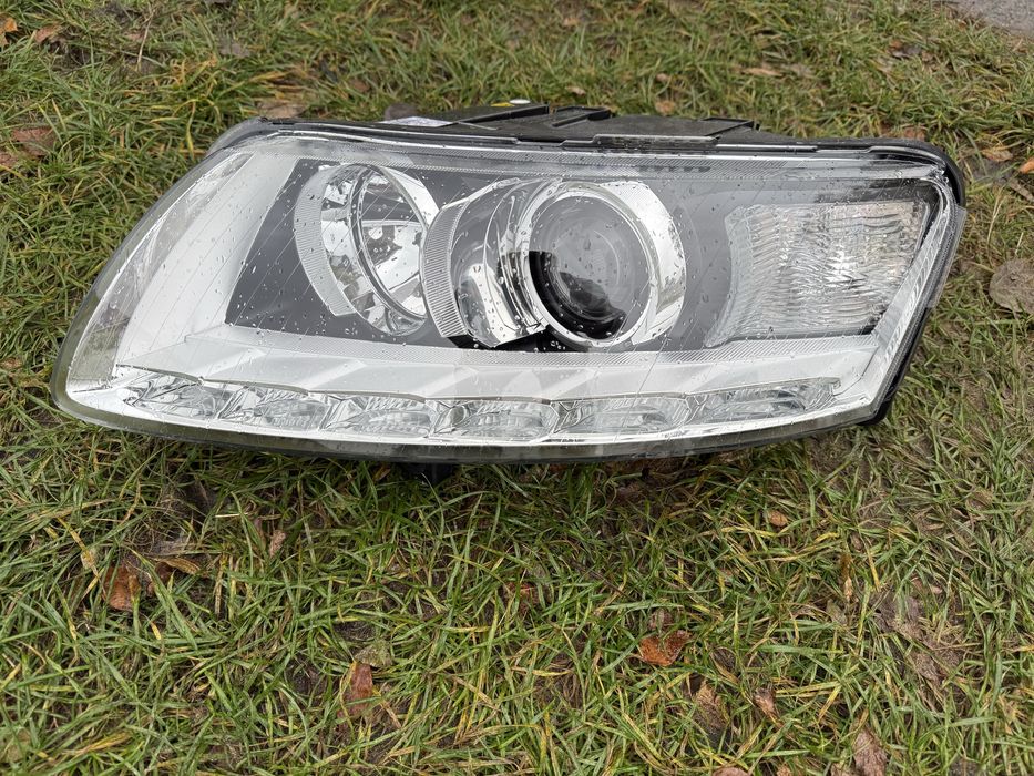 Lampa przednia NOWA prawa AUDI a6 c6 lift bi xenon LED eu nieskrętna