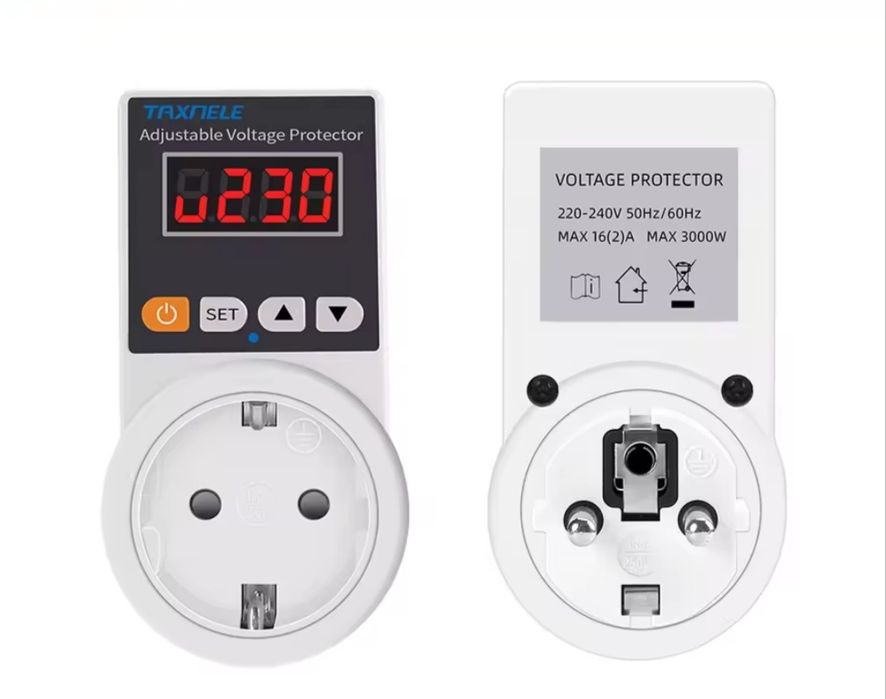 Защитное реле от перепадов напряжения, умная розетка,электро техники
