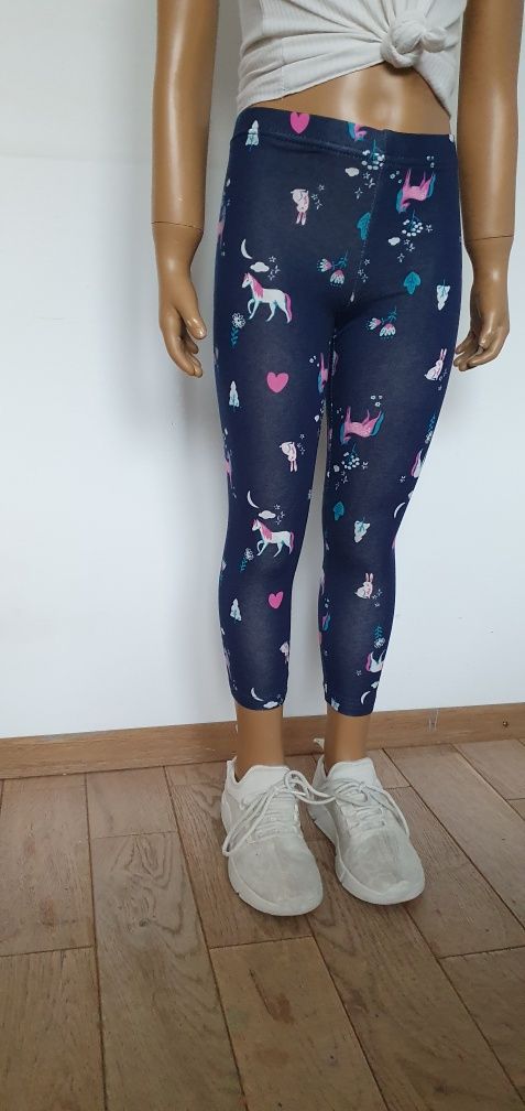 Granarowe Legginsy  104