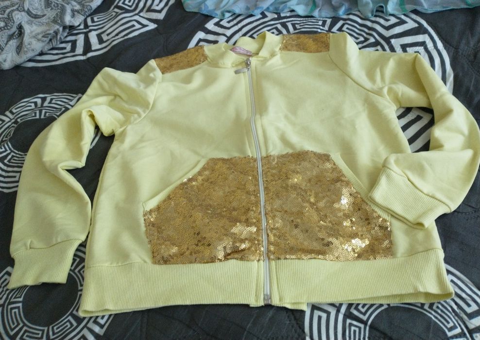 Bluza dla dziewczynki Your World cekin cekiny 152 cm