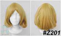 Żółta krótka peruka bob wig cosplay Midorikawa Hana Prison School.