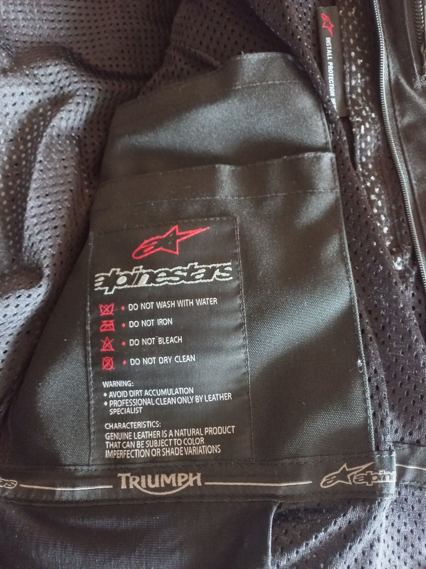 Kurtka motocyklowa alpinestars, triumph roz.56