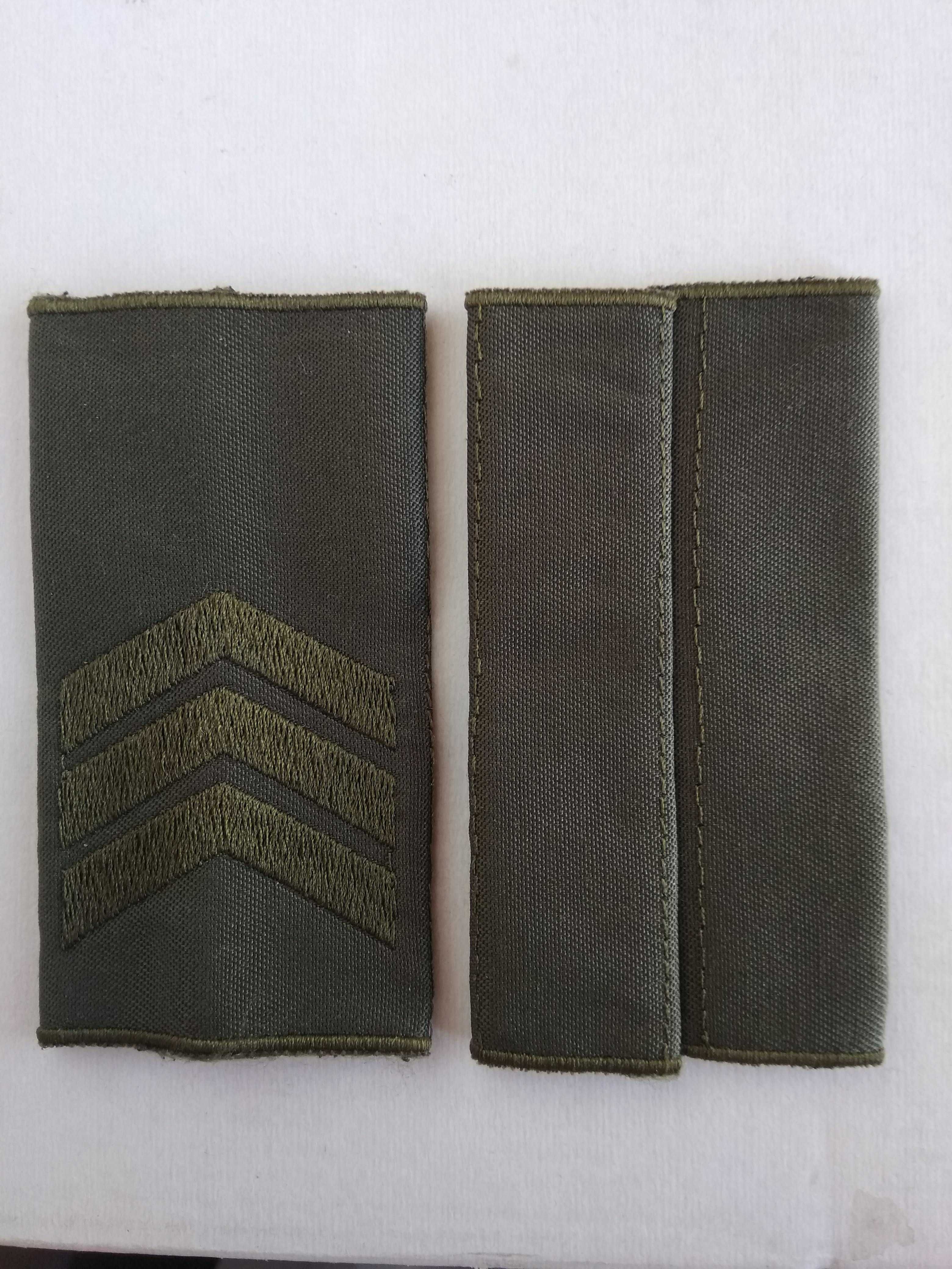 Емблема муфта  сержант олива три смужки