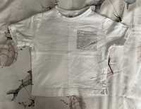 Biały T-shirt Zara 80 cm