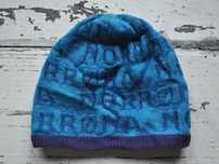 wełniana czapka Norrona multi text 100% merino