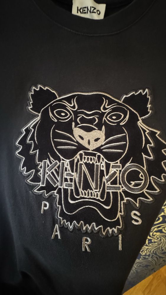 Футболка KENZO чорна розмір S-М унісекс