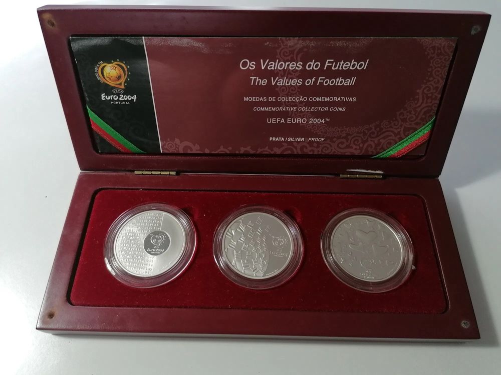 Moedas Comemorarivas Euro 2004 -25% Desc