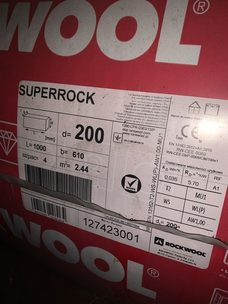 Rockwool toprock i superrock 0.035h wełna premium