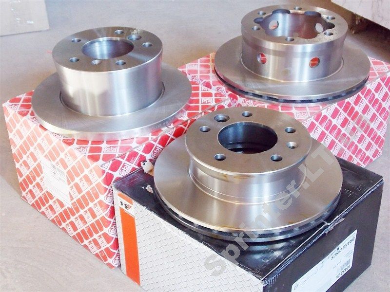 Диск тормозной передний, задний Sprinter 208-416/Crafter