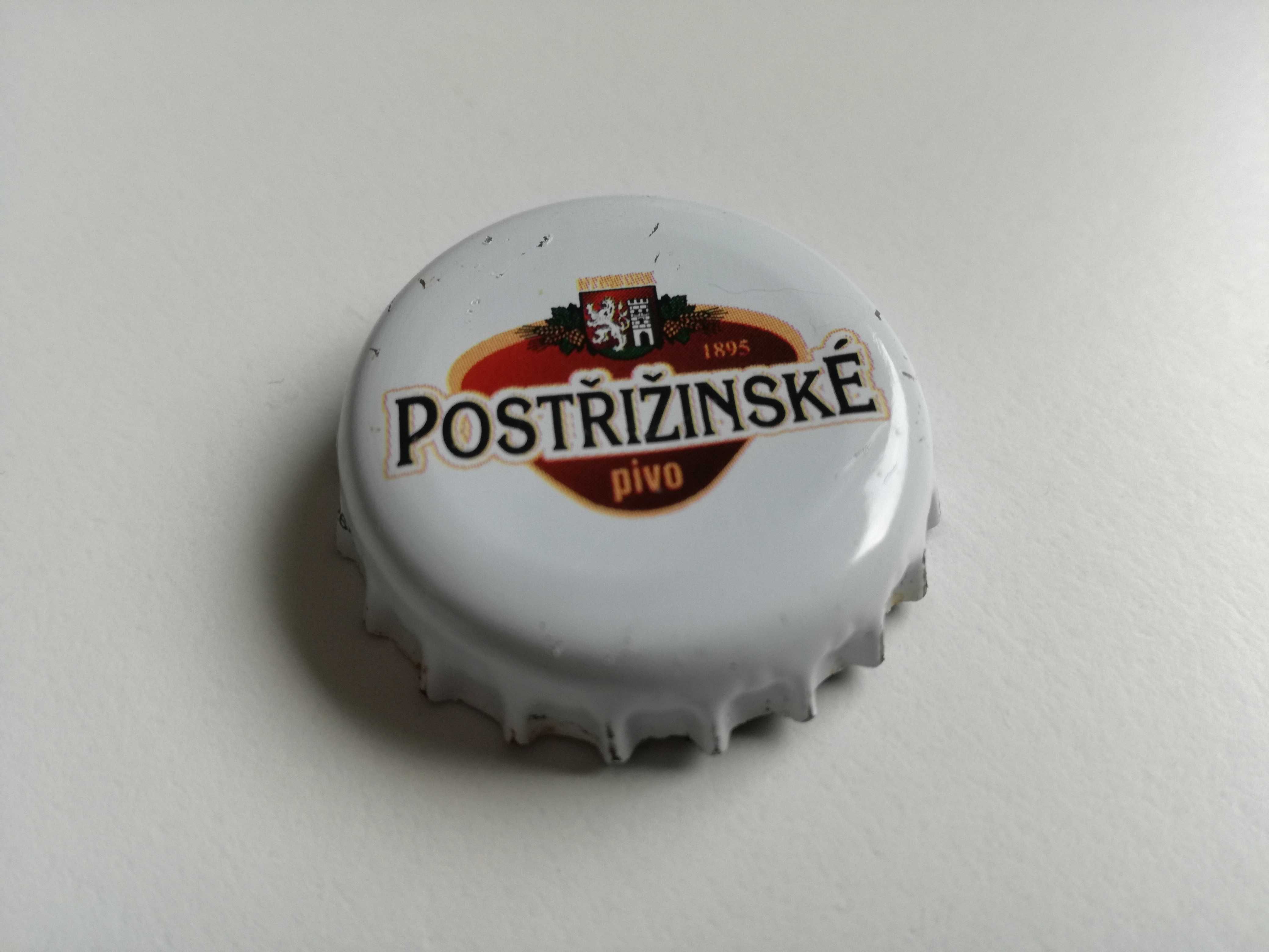 Kapsel od czeskiego piwa Postrizinske