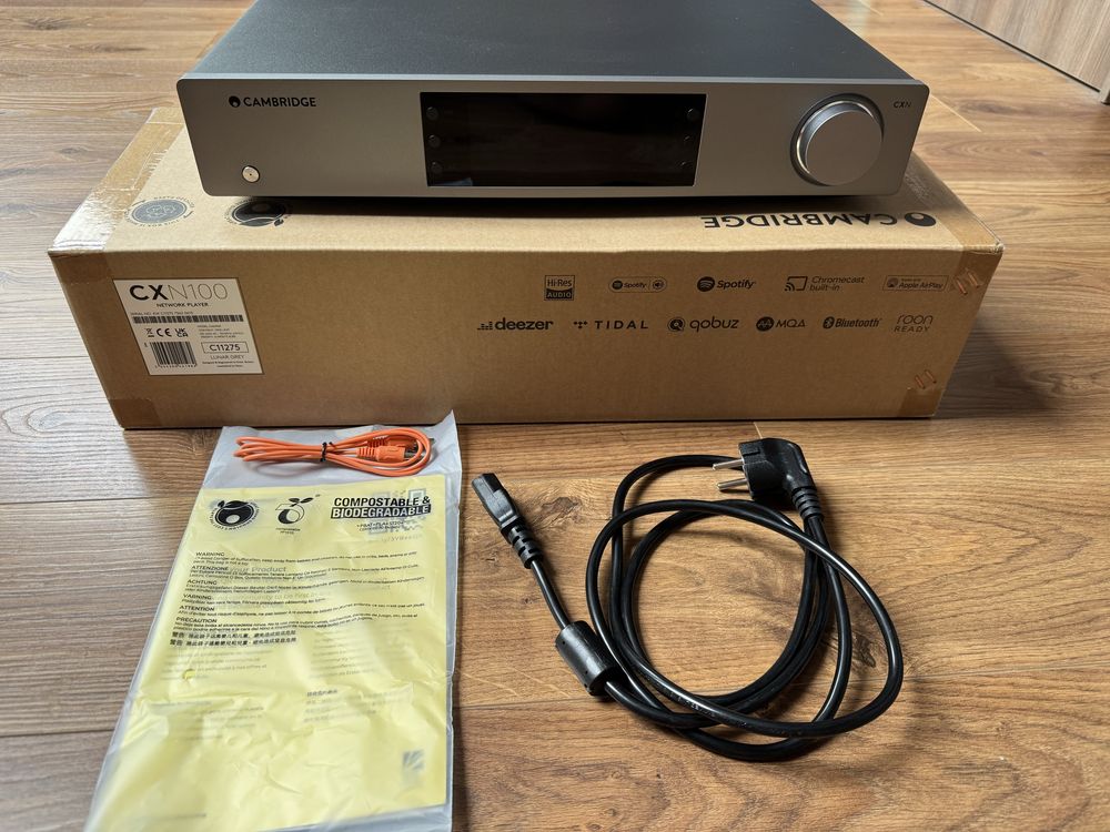Cambridge Audio CXN100 streamer DAC - stan idealny na gwarancji