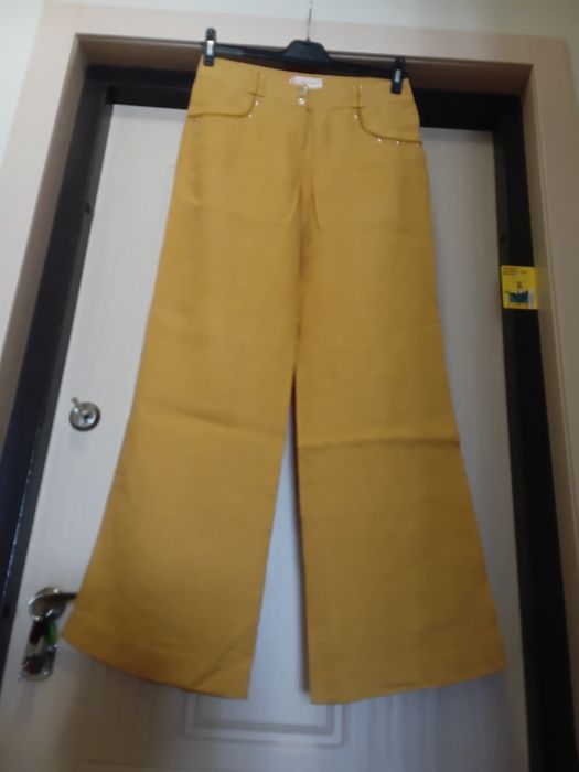 Брюки лляні і котонові