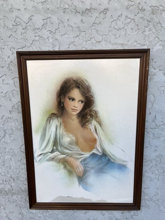 Quadro com imagem de uma mulher