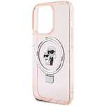 Etui Karl Lagerfeld Ring Stand Karl&Choupettte MagSafe do iPhone 15 Pr
