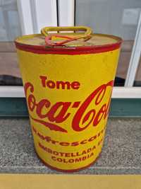 Lata Coca cola vintage (estilo óleo)