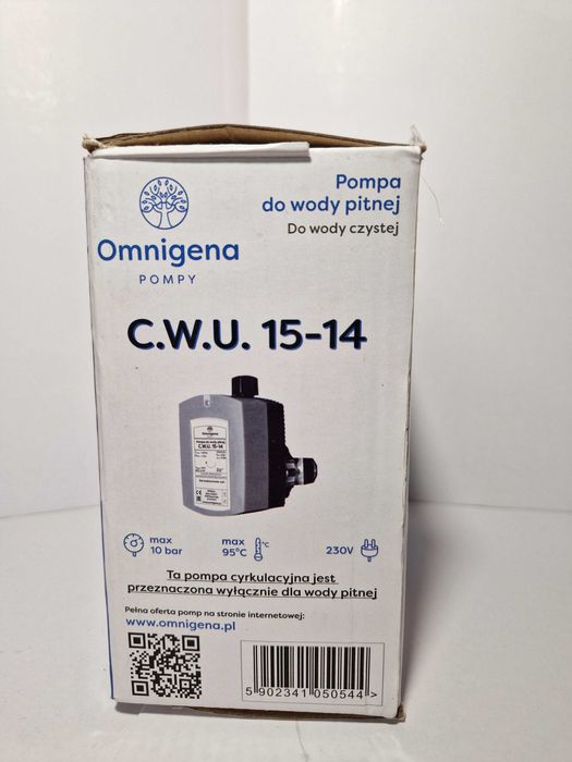 OMNIGENA pompa cyrkulacyjna do wody pitnej C.W.U 15-14 1/2"