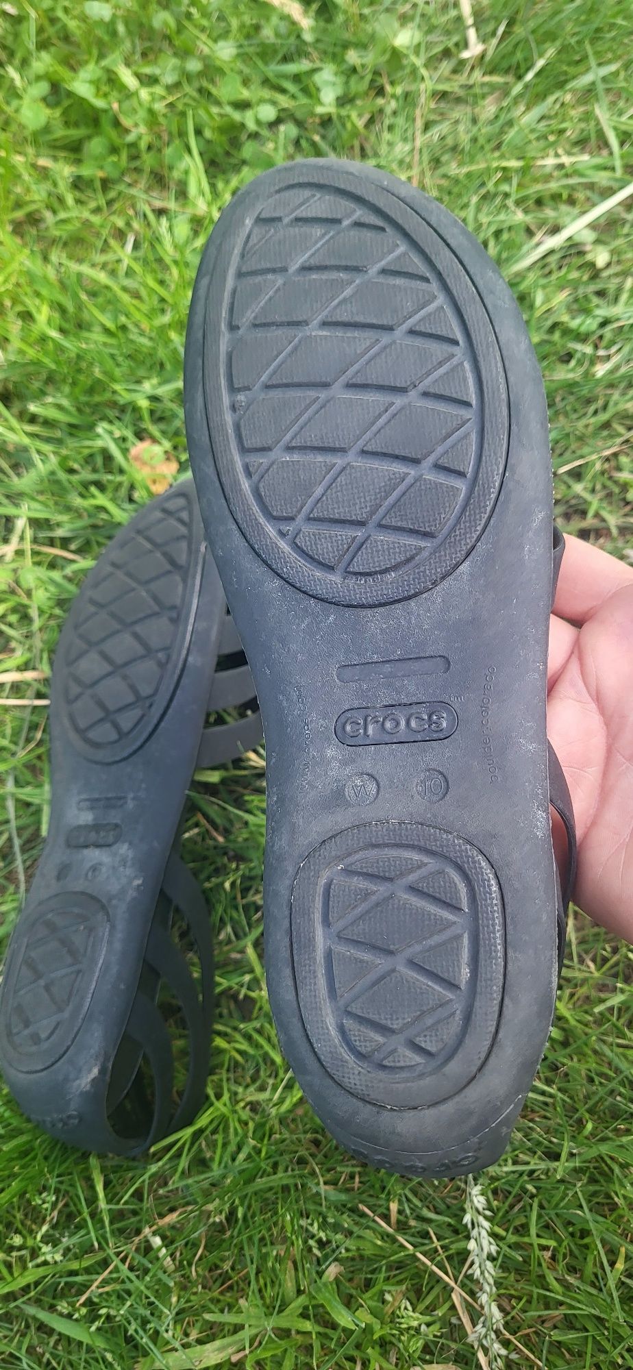 Sandaly Crocs huarache w10 41 42 czarne
