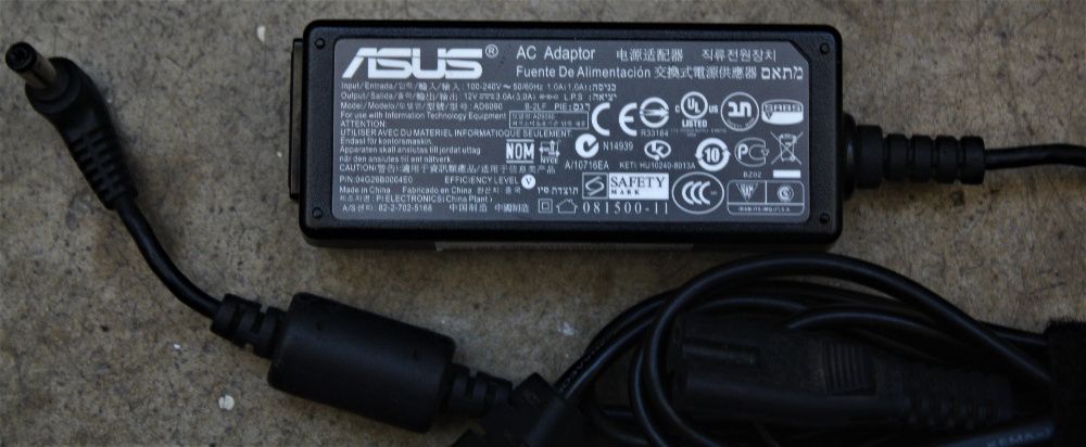 carregador para Portátil Asus Eee, original