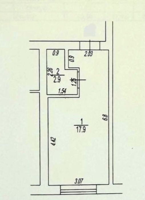 1к квартира неподалік Бучанського парку