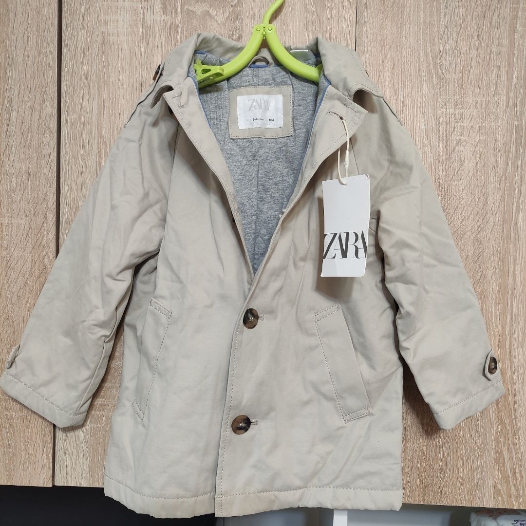 Новый тренч, куртка, пальто, плащ демисезон Zara 3-4 года 104 см