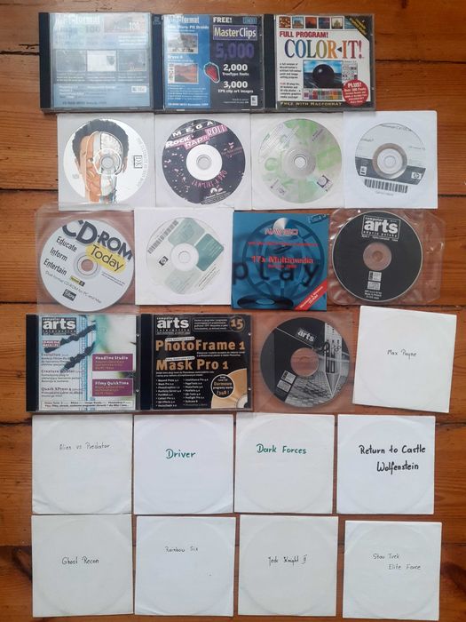 Macintosh Apple Vintage CD, dema, programy, Mac Format itp.