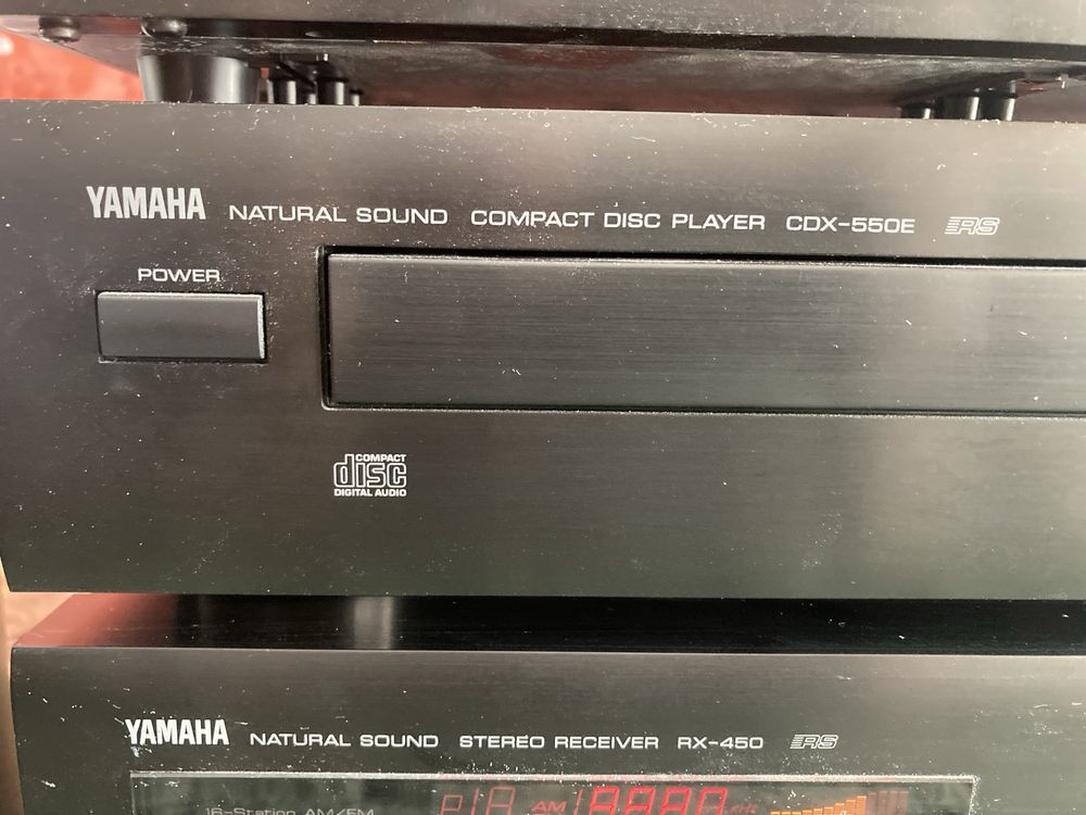 Wieża Yamaha Amplituner RX-450,odtwarzacz CDX-550E,