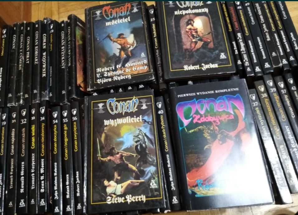 Conan komplet seria 72 tomy Howard de Camp Jordan itp AMBER Carter